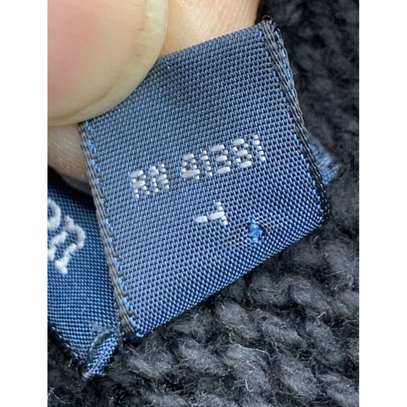 Polo Ralph Lauren 1/4 Zip Sweater Men's Size  XXL Black RN 41381 - Picture 13 of 16